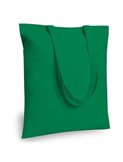 TOPDesign 5 | 12 | 24 | 48 | 192 Pack Economical Cotton Tote Bag, Lightweight Medium Reusable Grocery Shopping Cloth Bags, Suitable for DIY, Advertising, Promotion, Gift,