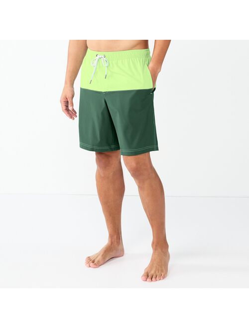 Men's Sonoma Goods For Life 9" Full Elastic-Waistband Swim Trunks