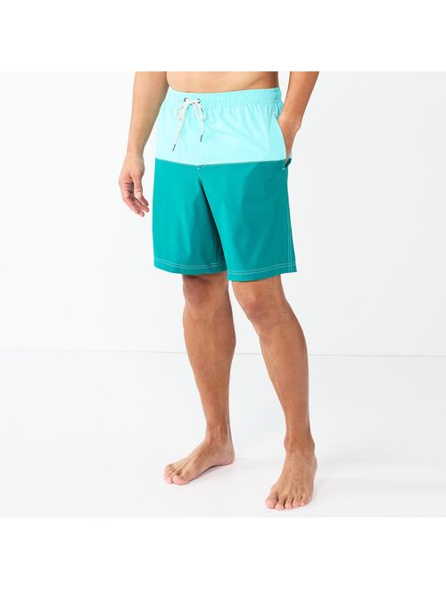 Men's Sonoma Goods For Life 9" Full Elastic-Waistband Swim Trunks