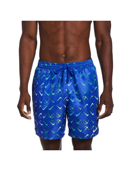 Men's Nike Digi Swoosh Ombre Lap 7" Swim Trunks