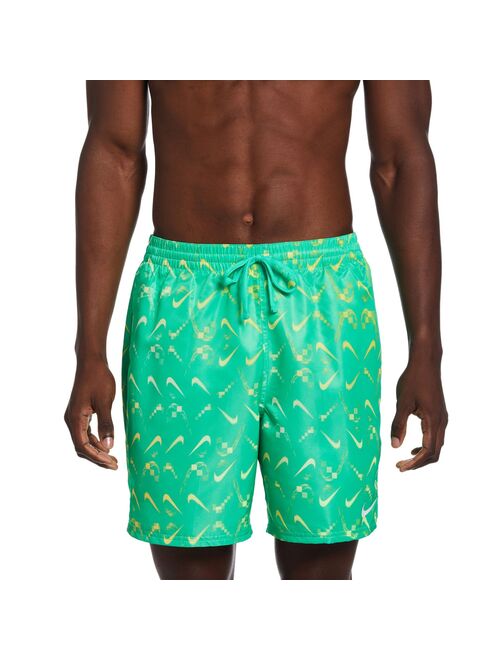 Men's Nike Digi Swoosh Ombre Lap 7" Swim Trunks