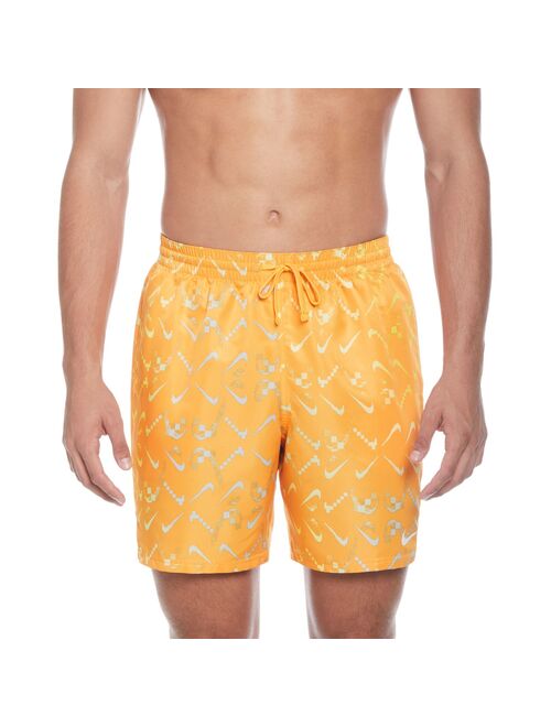 Men's Nike Digi Swoosh Ombre Lap 7" Swim Trunks