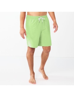 9-in. Full Elastic-Waistband Swim Trunks