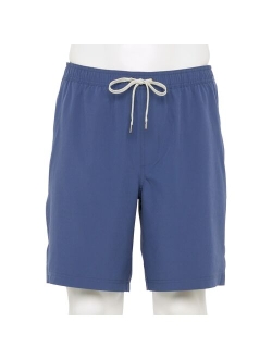 9-in. Full Elastic-Waistband Swim Trunks