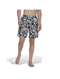 Shredded Check Classics Swim Trunks