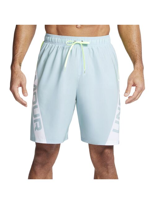 Men's Under Armour 9" Point Breeze Logo Swim Trunks