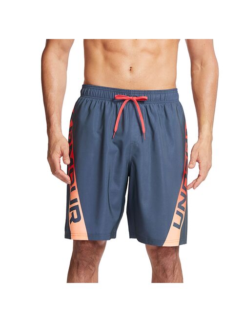 Men's Under Armour 9" Point Breeze Logo Swim Trunks