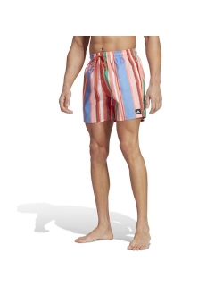 Striped Swim Trunks