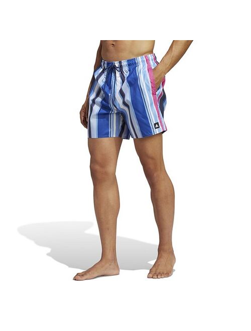 Men's adidas Striped Swim Trunks