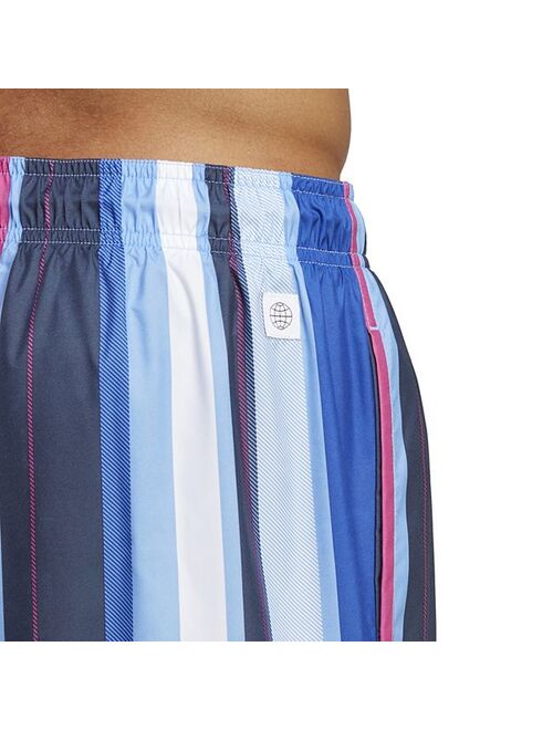 Men's adidas Striped Swim Trunks