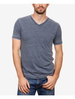 Men's Burnout V-Neck Short Sleeve T-Shirt