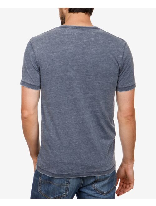 LUCKY BRAND Men's Burnout V-Neck Short Sleeve T-Shirt