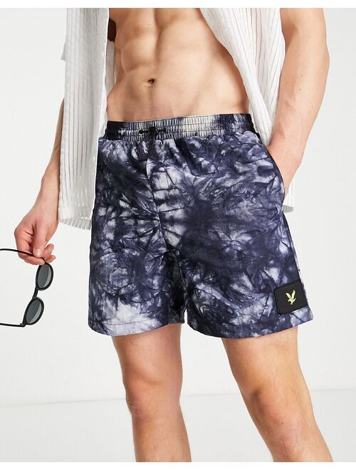 Lyle & Scott mineral swimshorts in black