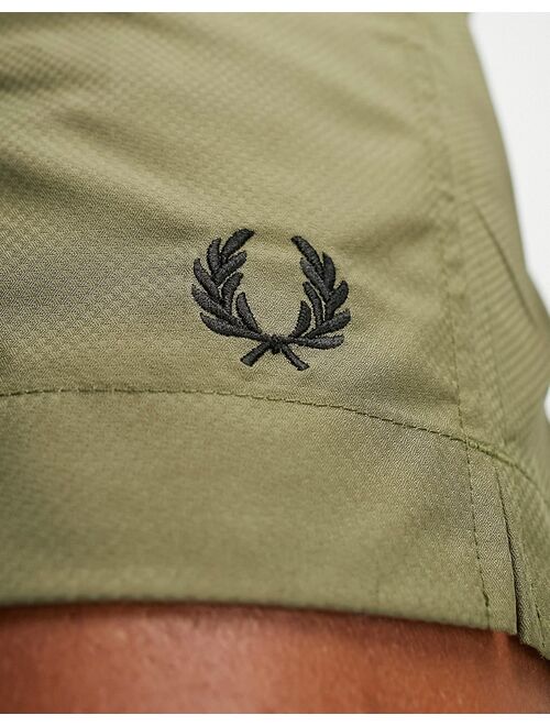 Fred Perry swim shorts in khaki