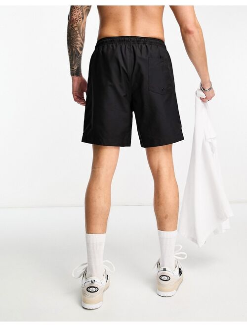 Fred Perry swim shorts in black