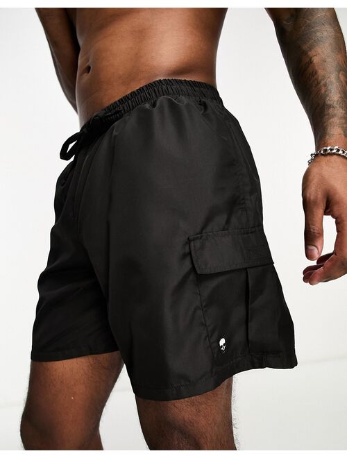 Bolongaro Trevor cargo swim short in black