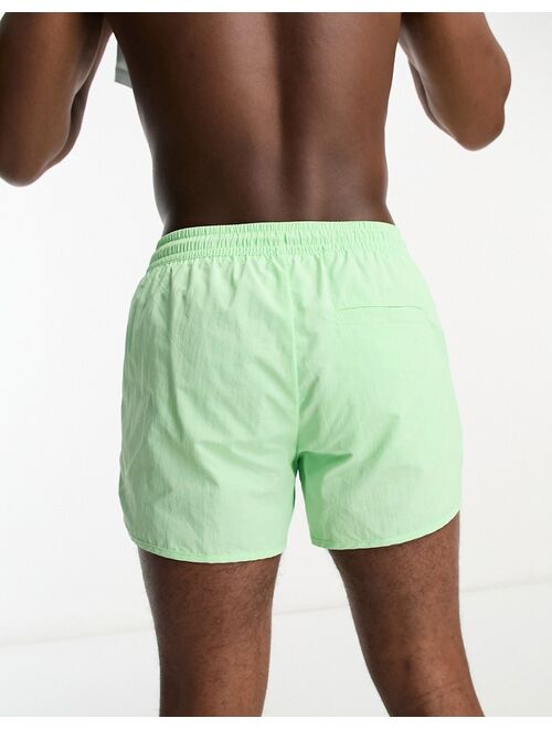 Weekday tan structure swim shorts in light green