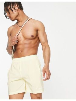 'Sports Resort' swim shorts in yellow