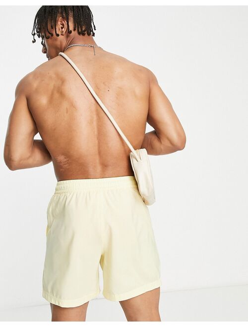 adidas Originals 'Sports Resort' swim shorts in yellow