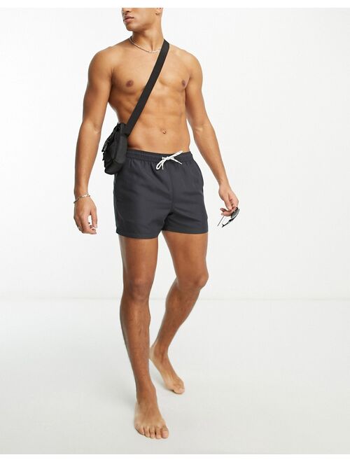 New Look regular fit swim shorts in black