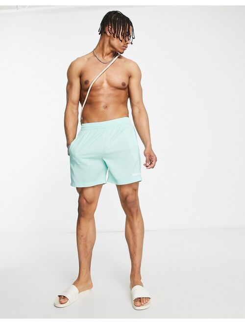 adidas Originals 'Sports Resort' swim shorts in mint green