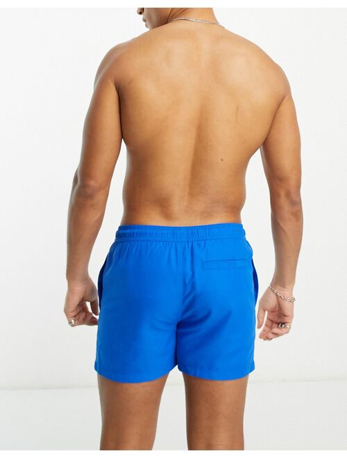 New Look regular fit swim shorts in blue