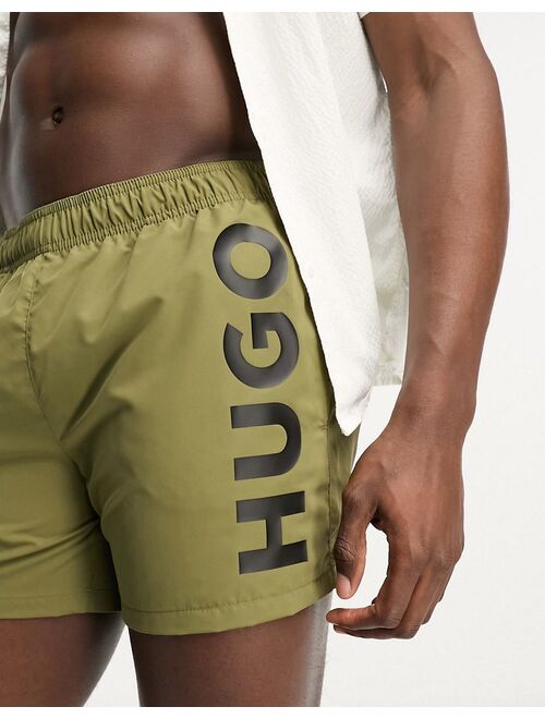 HUGO Bodywear Hugo Abas swim shorts in open green