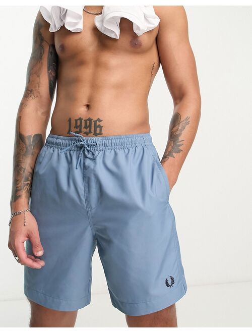 Fred Perry swim shorts in blue