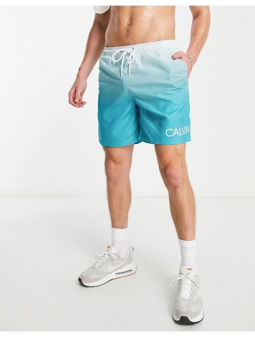 Calvin Klein swim shorts in green