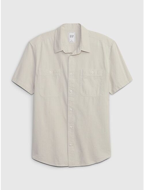 Gap Chambray Utility Shirt