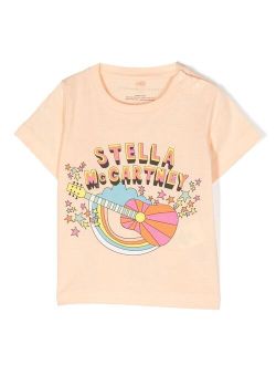 Kids logo-print short-sleeved T-shirt