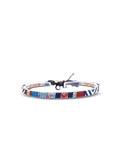 Made By Nami Boho Surfer Bracelet Women & Men - Braided Summer Beach Bracelet - Handmade Festival Accessories - Thin Friendship Bracelets - 100% Waterproof & Adjustable