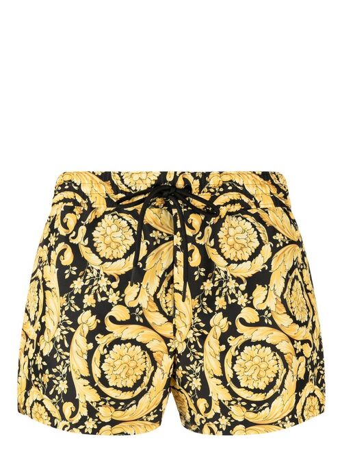 Versace Baroque-print swim shorts