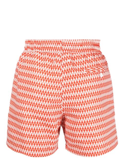 Frescobol Carioca Raquete print swim shorts