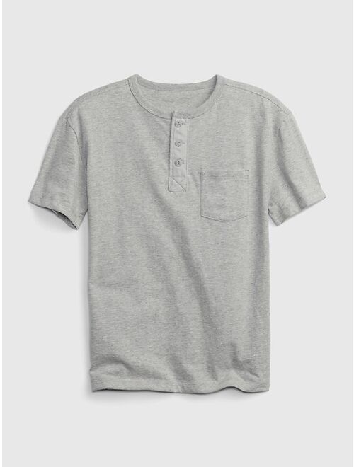 Gap Kids Pocket Henley T-Shirt