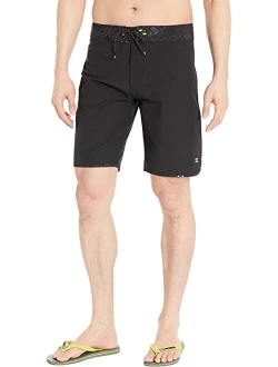 Men's 73 Pro Boardshort, 4-Way Performance Stretch, 20 Inch Outseam