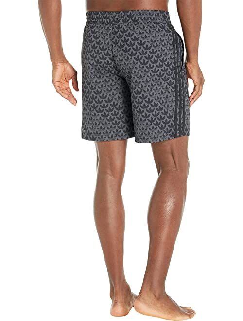 adidas Originals Monogram All Over Print Swim Shorts