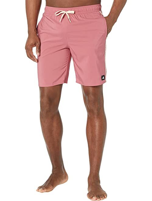 adidas 3-Stripes Classics 19" Swim Shorts