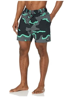 Retro Camo Recycled 18" Beachshorts