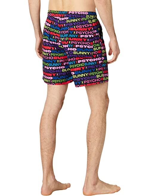 Psycho Bunny Tyrian Swim Trunks