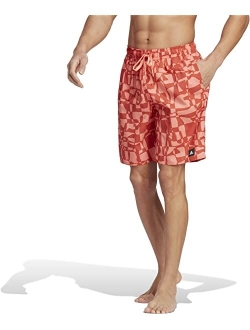 Shreded Check Classics 19" Swim Shorts