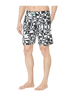 Shreded Check Classics 19" Swim Shorts