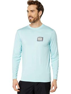 Crayon Wave Loose Fit Long Sleeve Surf Tee