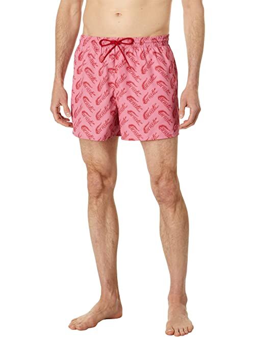 Lacoste Printed Swim Shorts