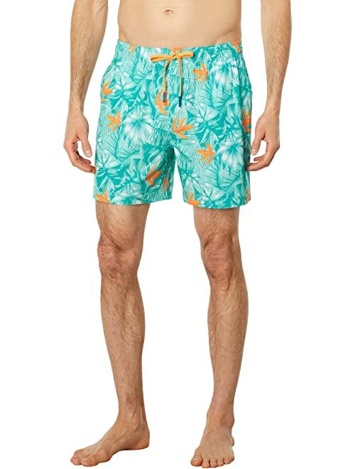 Southern Tide Monstera Palm Swim Trunks