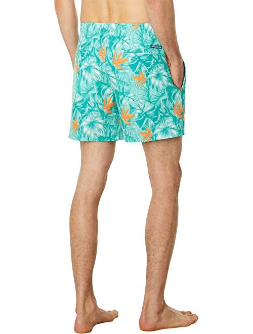 Southern Tide Monstera Palm Swim Trunks