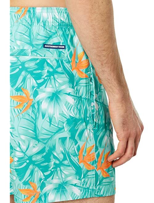 Southern Tide Monstera Palm Swim Trunks