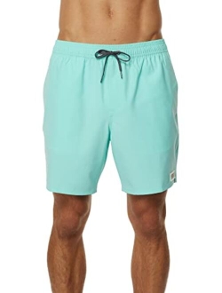 Hermosa Solid 17" Volley Swim Shorts