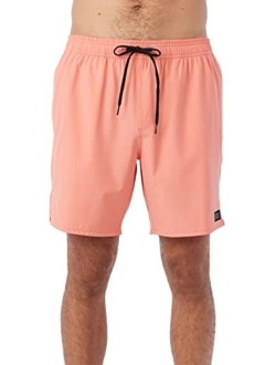 Hermosa Solid 17" Volley Swim Shorts