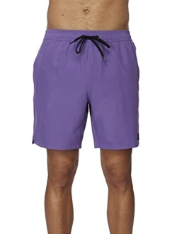 Hermosa Solid 17" Volley Swim Shorts